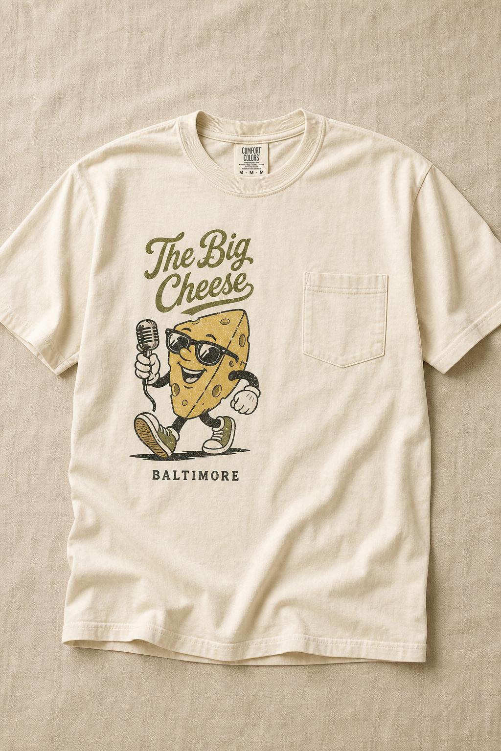 The Big Cheese Pocket Tee